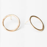 E110 - Large Circle Post Earring