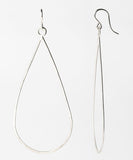 E115 - Long Thin Teardrop Earring