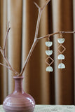 E2607 - 14k gold filled asymetrical drop prehnite earrings