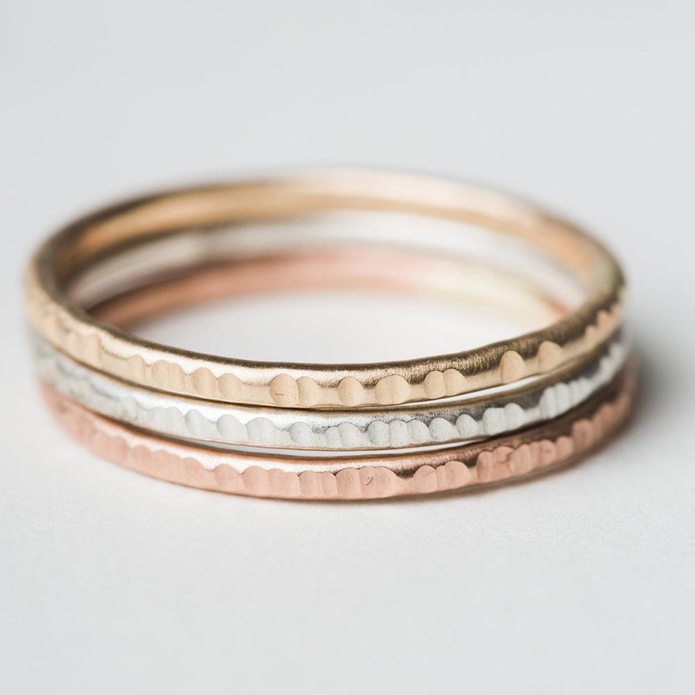 Ring Stack - Set of 3 or 5 – Blueberry Jewelry