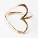 R407 - Forged Heart Ring