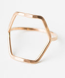 R413 - Forged Hexagon Ring